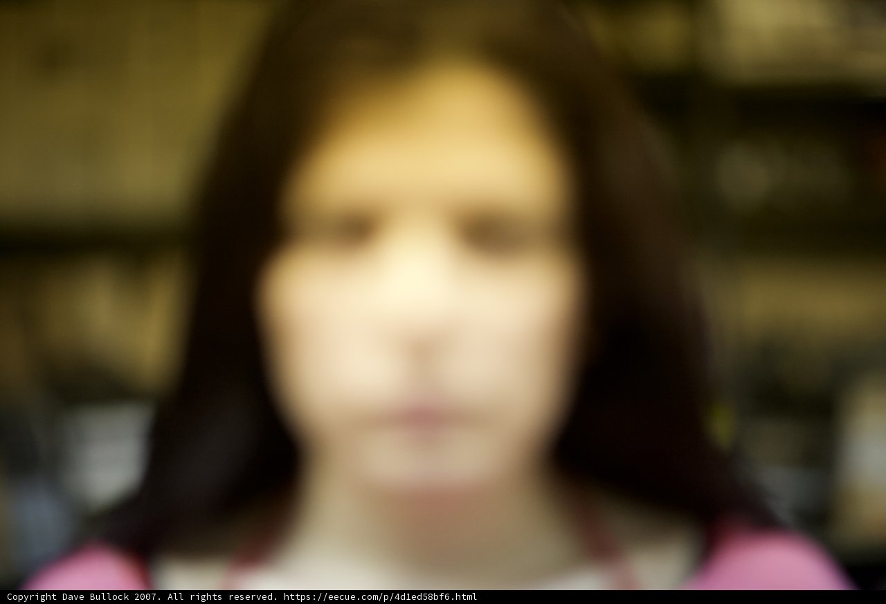 Blurry Portrait of a Girl