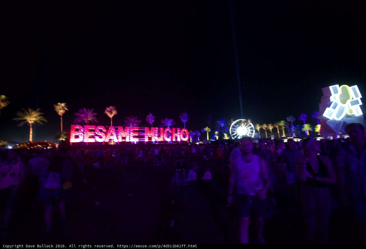 Night Crowd at Coachella