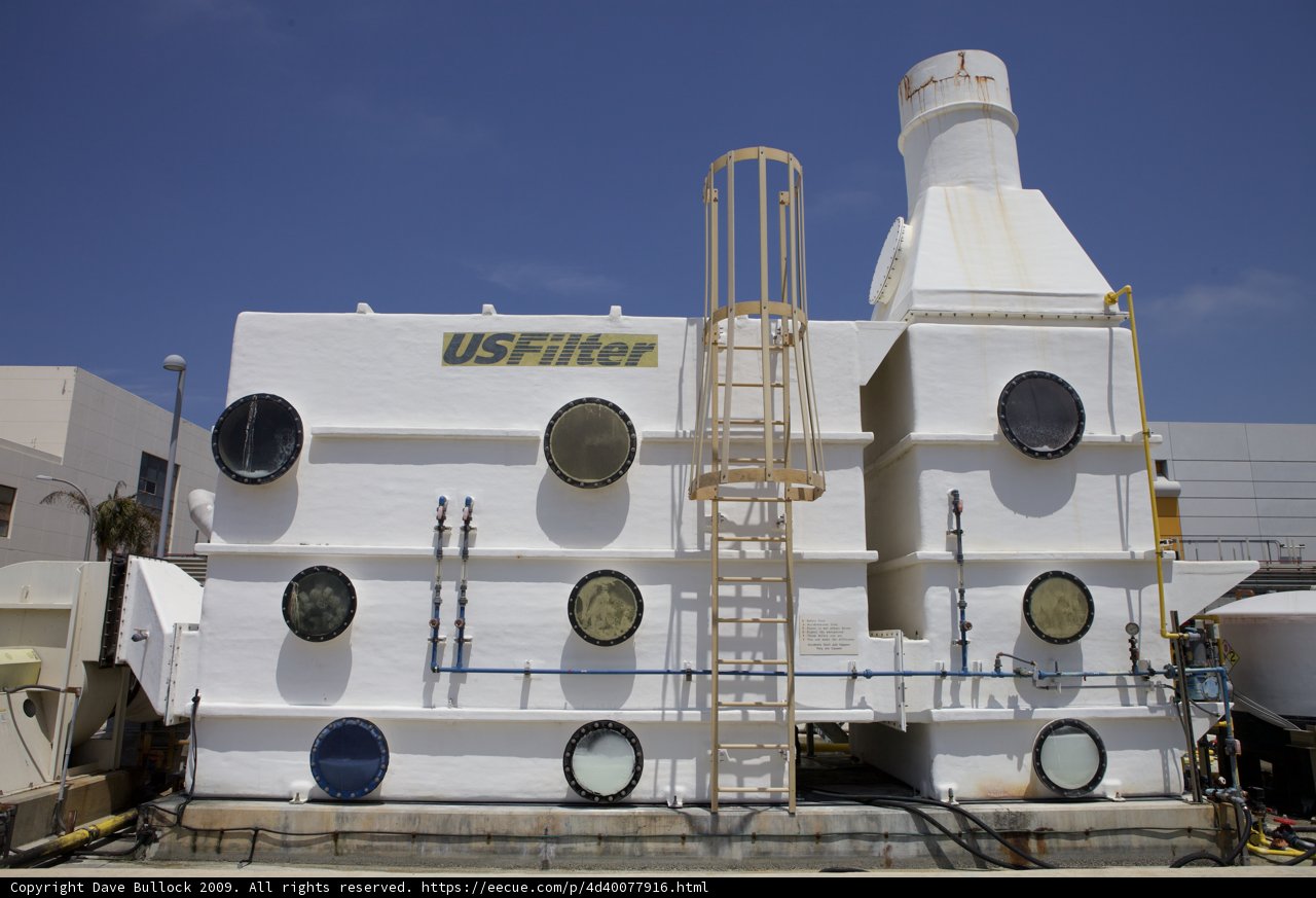 Towering Factory Building