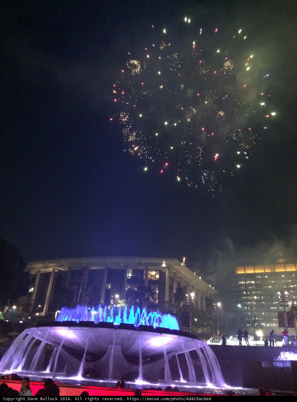 Sparkling Night Fountain