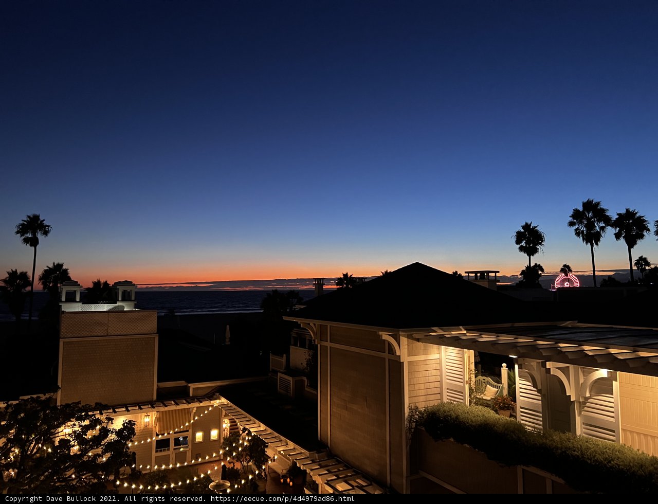 Sunset on the Santa Monica Rooftop