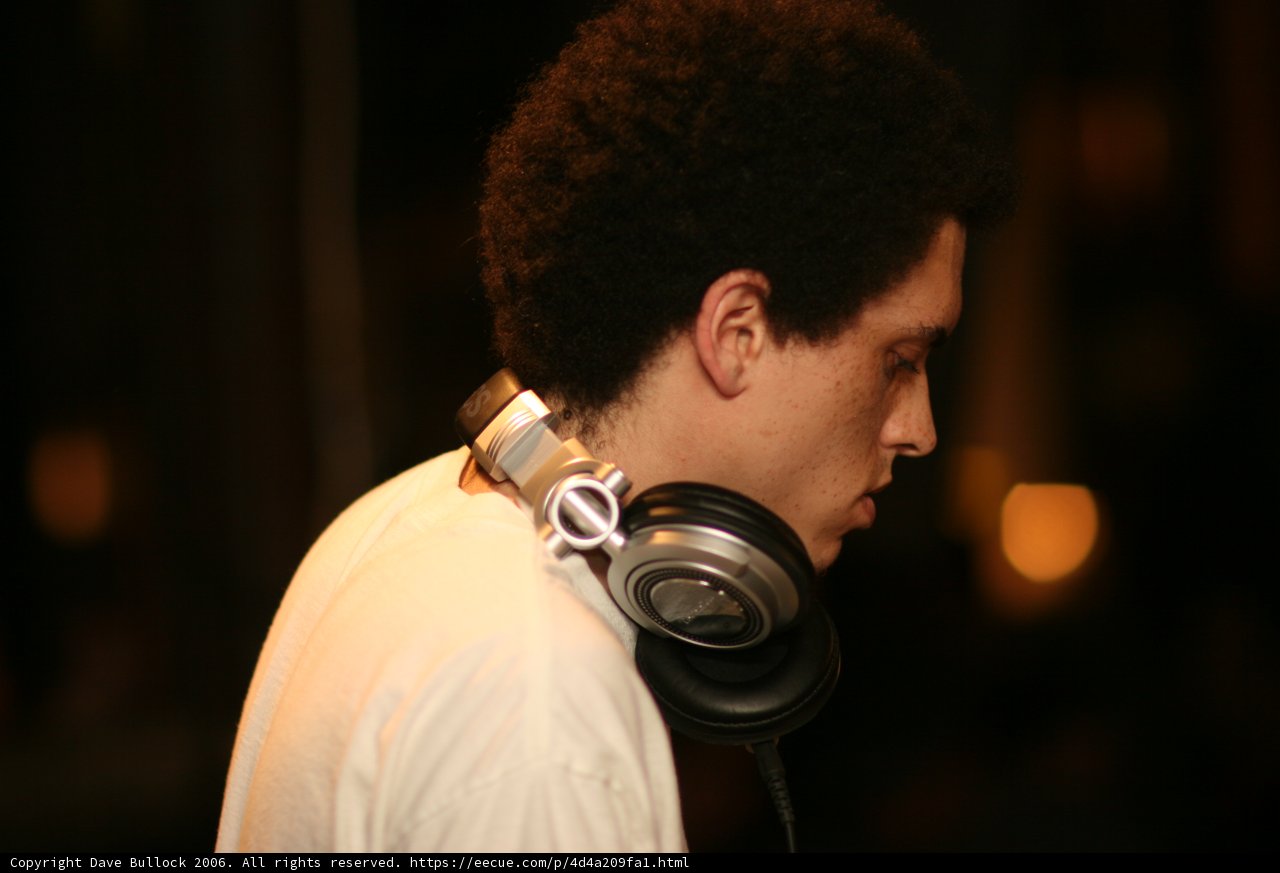 Jammin' with headphones