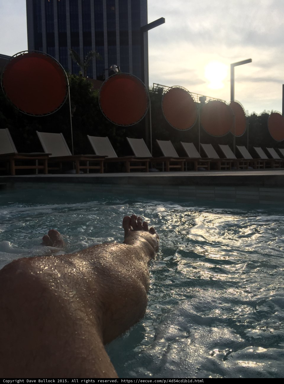 Soaking in the City Skyline