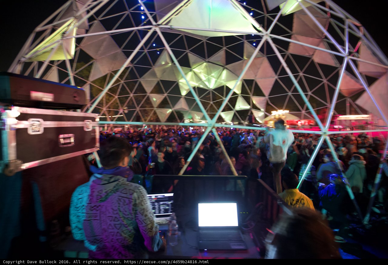 Urban Nightclub Concert with DJ and Dome