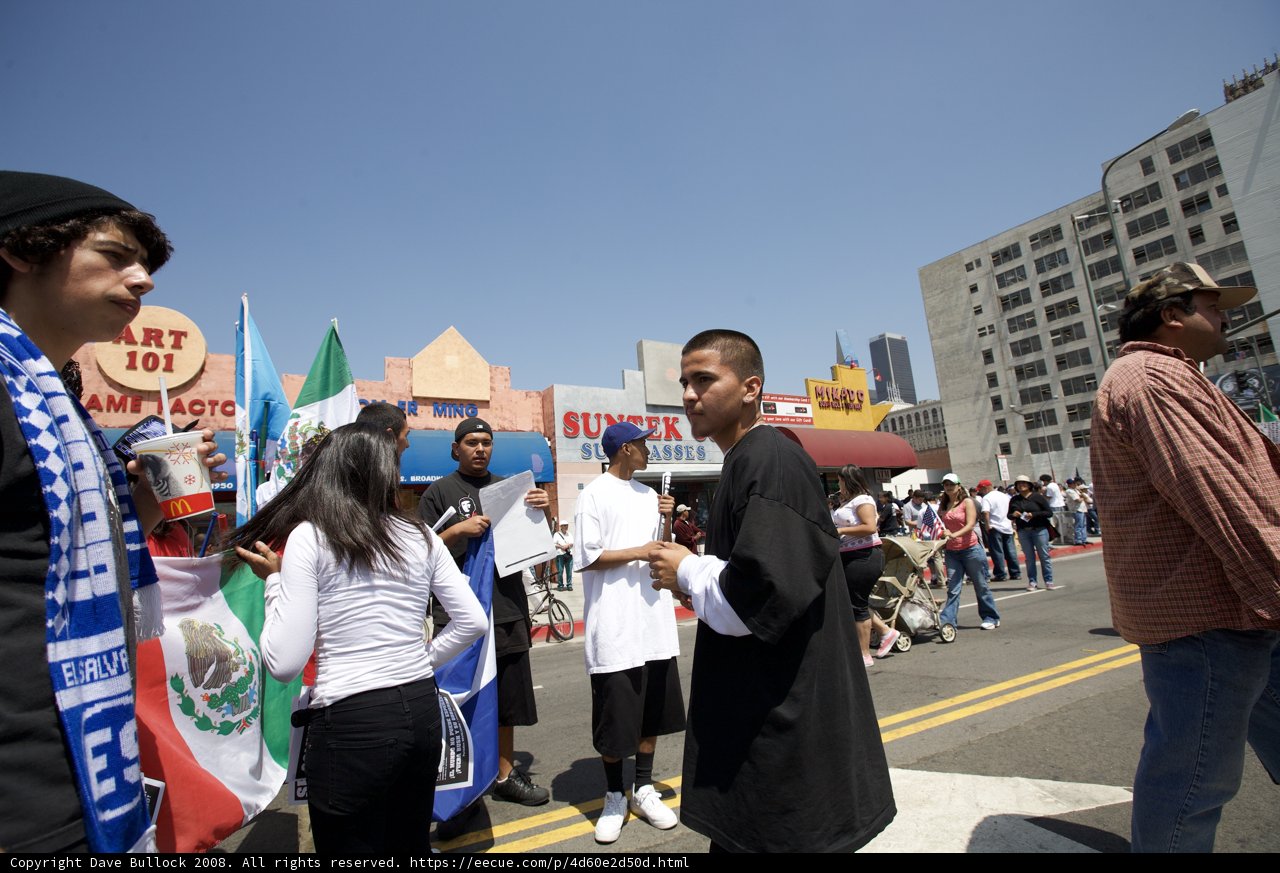 May Day Rally Marchers Take to the City Streets