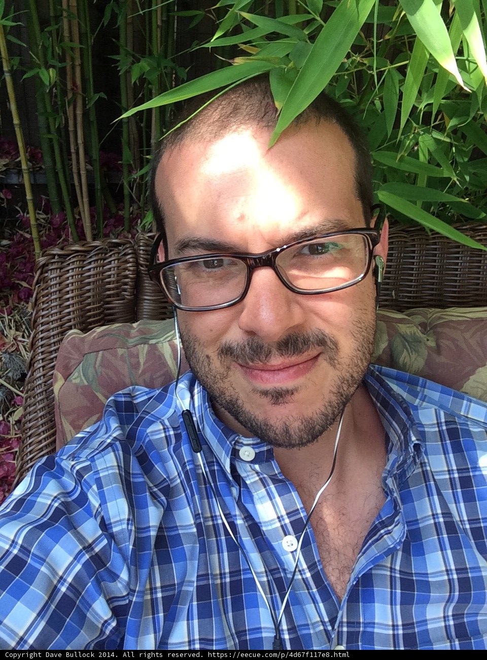 Dave B in Blue Shirt and Glasses