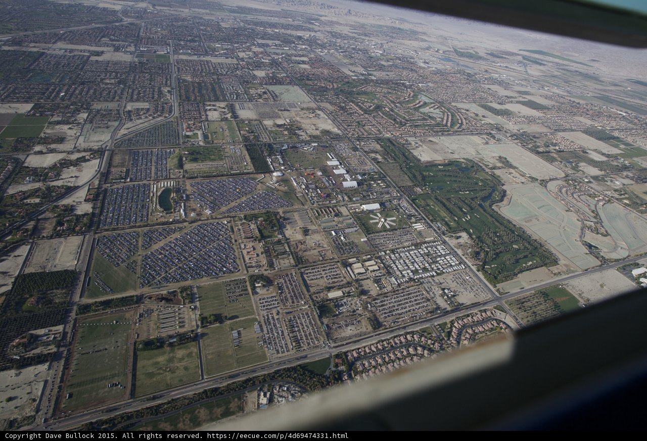 Aerial View of Indio Metropolis