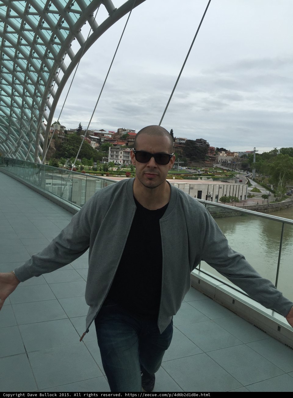 Wide Angle Bridge Portrait