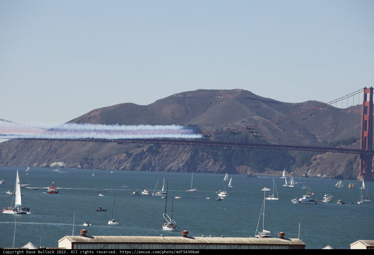 Over the Bridge: Fleet Week Air Show 2023