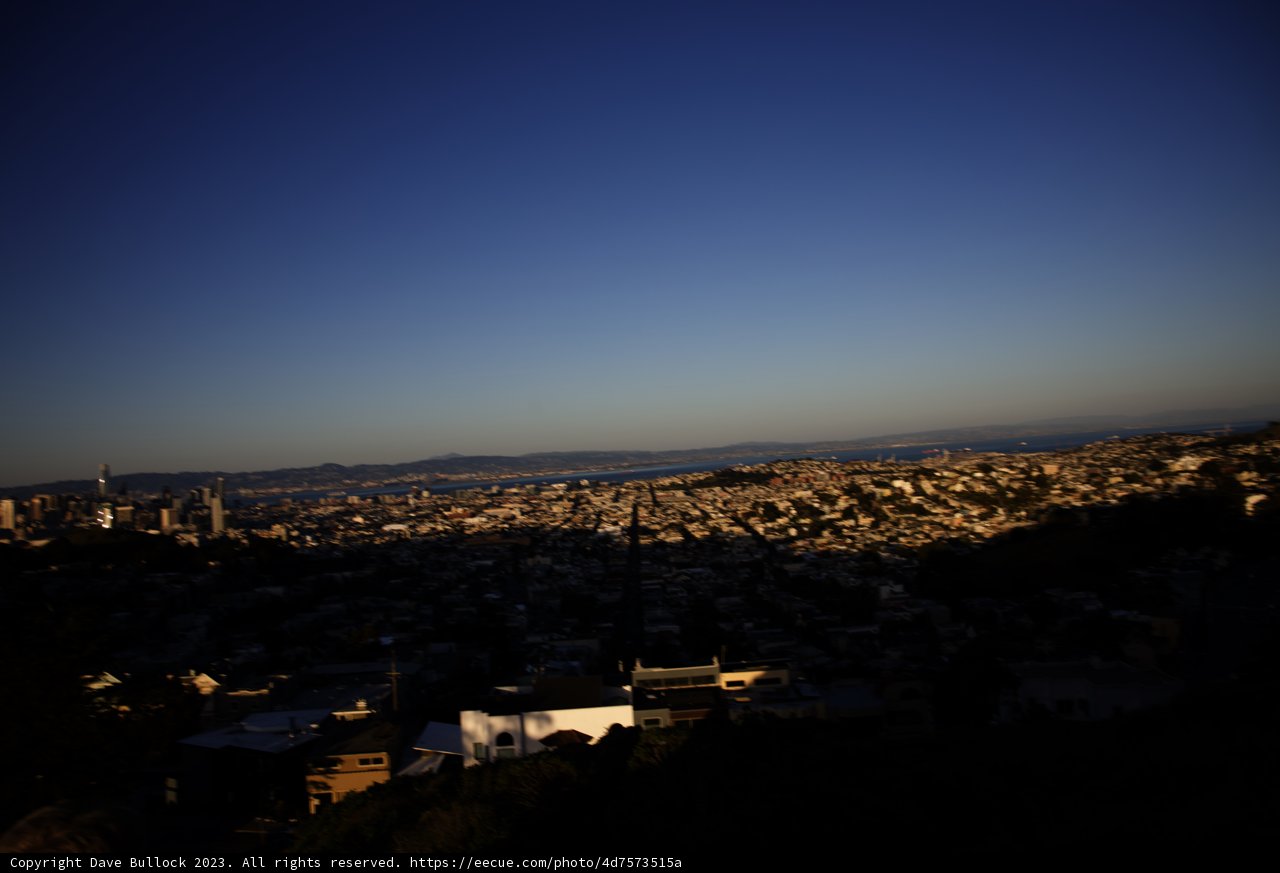City Panorama from a Hilltop Haven