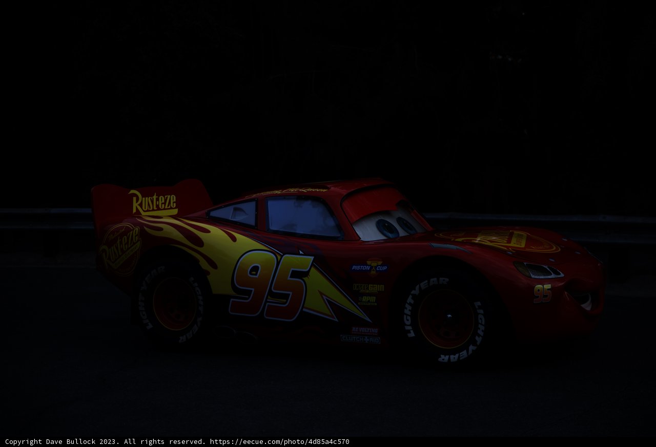 Lightning McQueen Steals the Show at Disneyland
