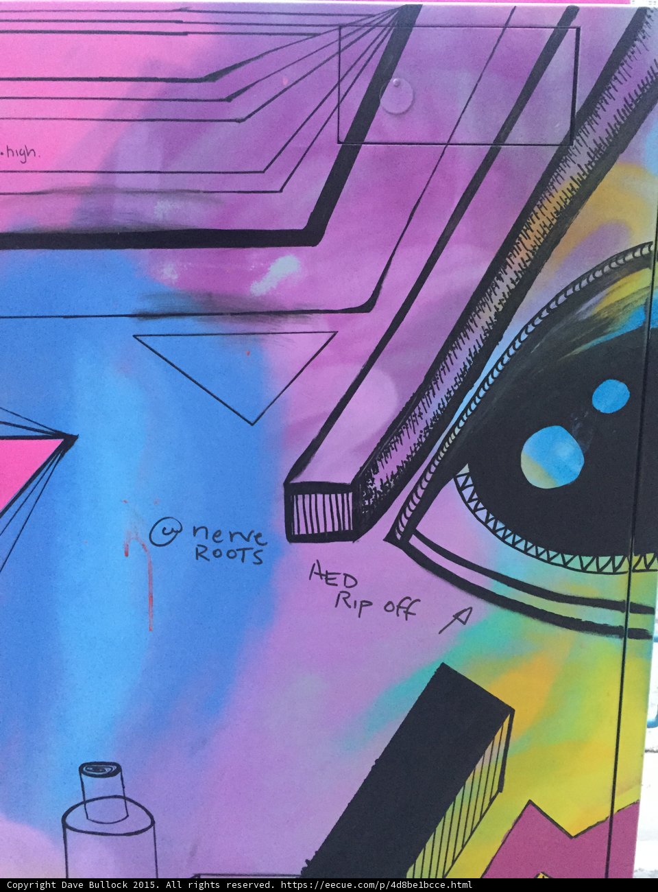 Geometric Street Art Detail