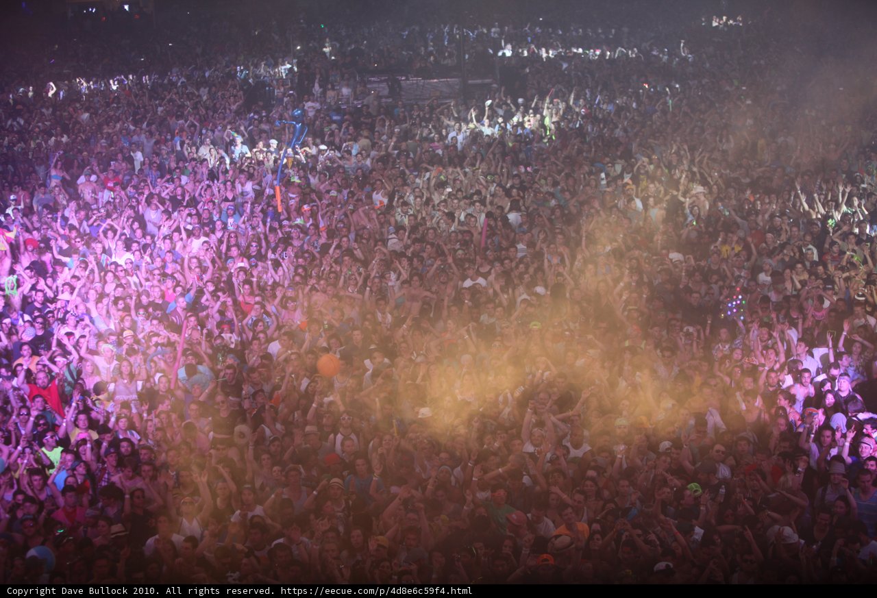 Smoky Crowd at Coachella