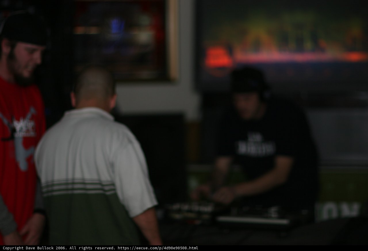 Red Shirted Travis at Arcade Club