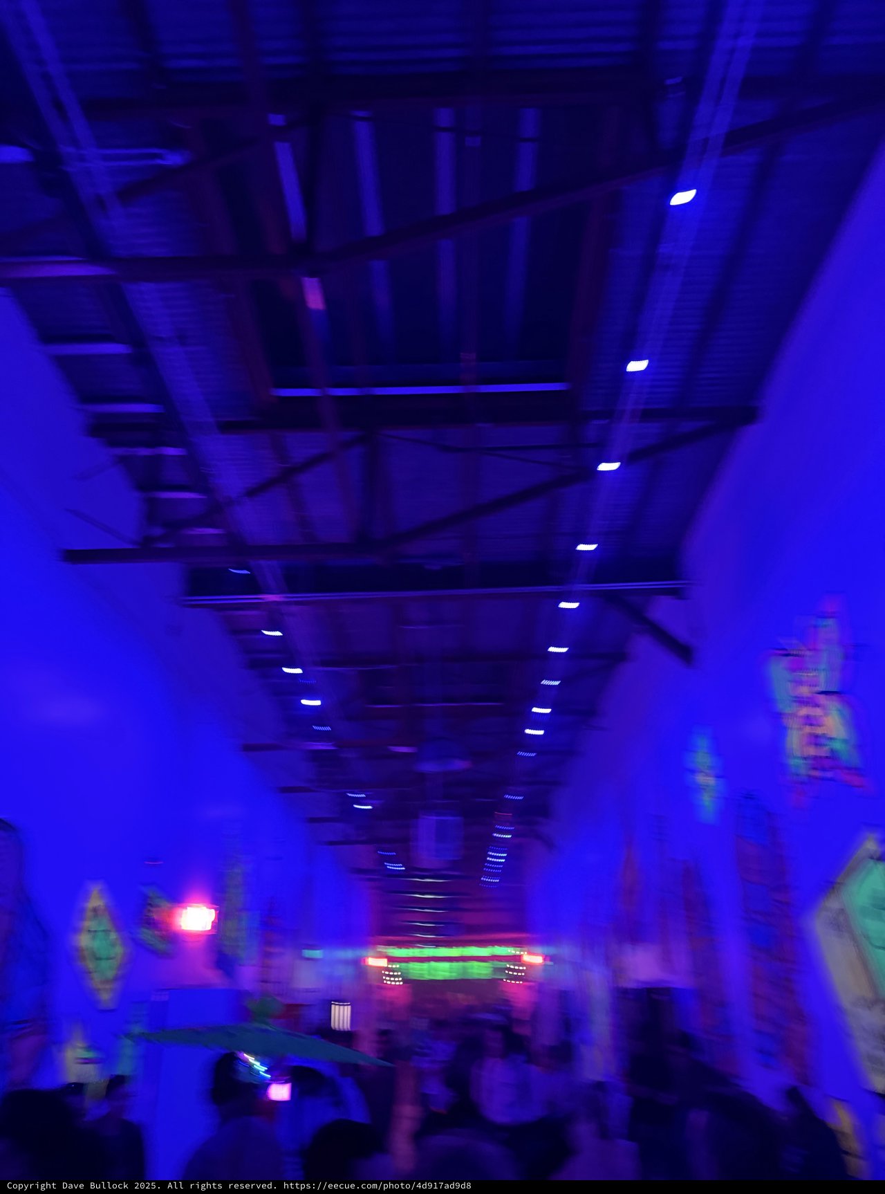 Skrillex Concert Performance with Dramatic Blue Lighting