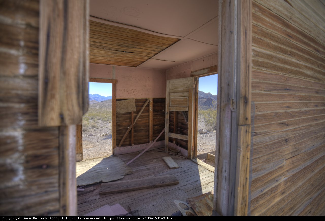 Abandoned Wooden House in Death Valley