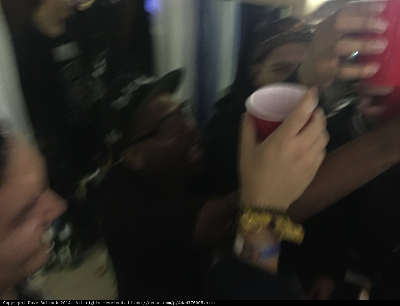 Red Cups at Nightclub
