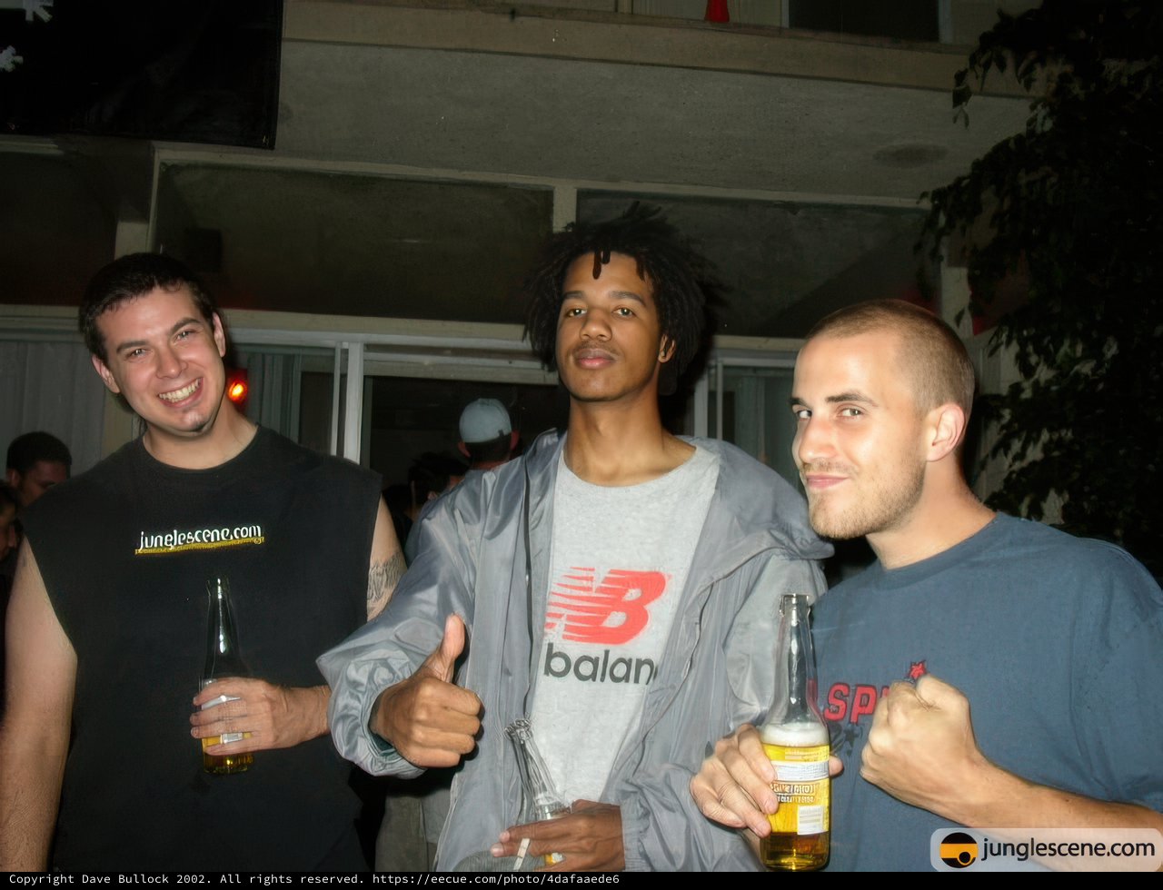 Three Mates Enjoy a Lager