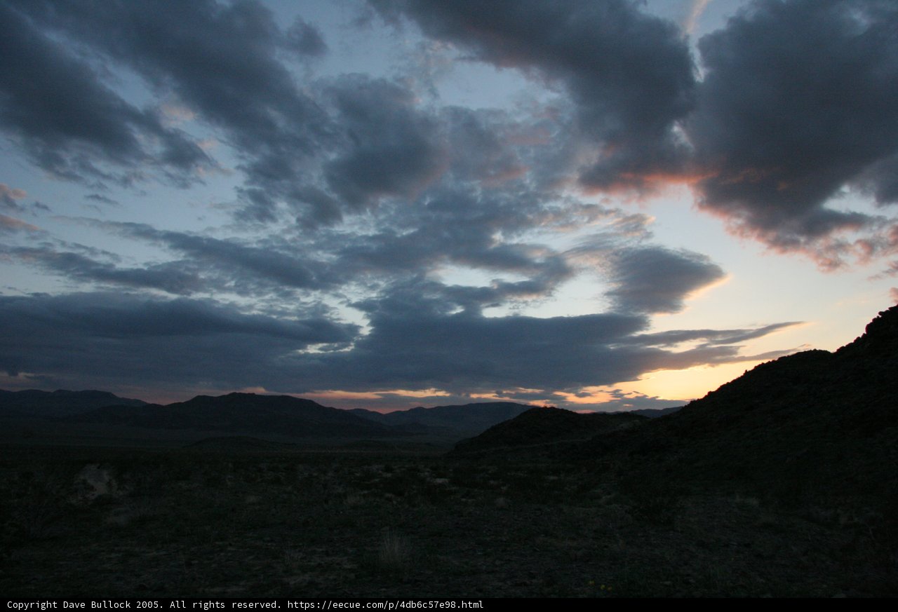 Majestic Sunset over the Mountain Range