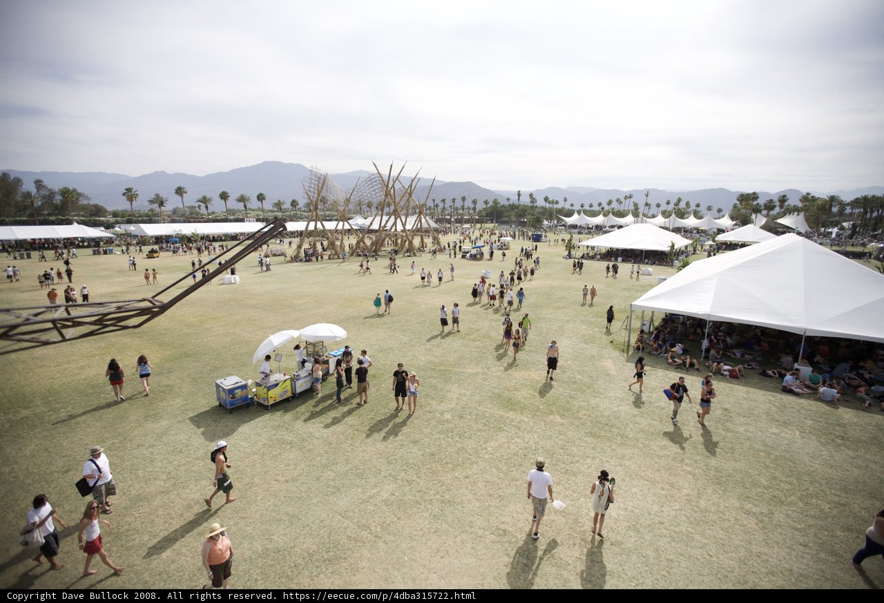 Coachella Crowd Takes Over the Field