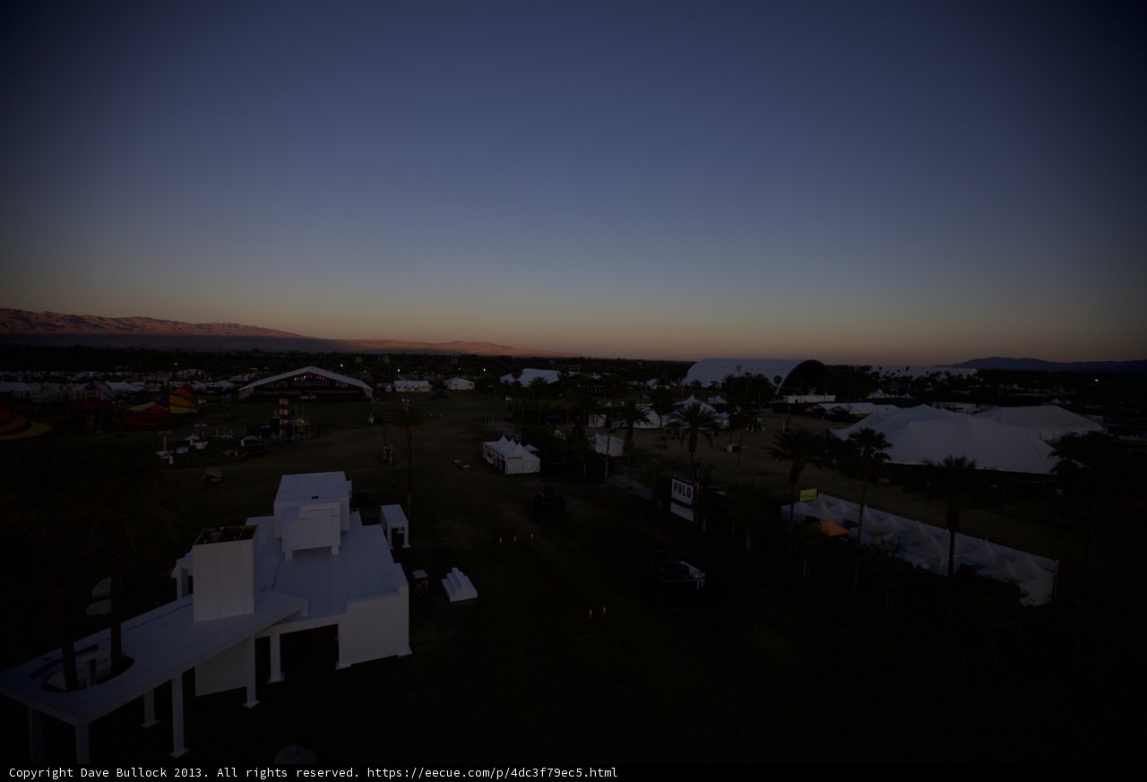 Sunset view from the Hill