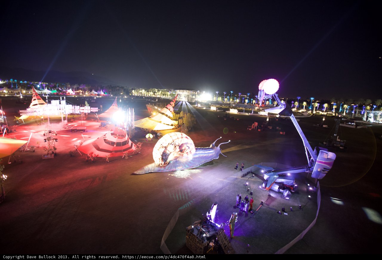 Carnival Lights Come Alive at Night