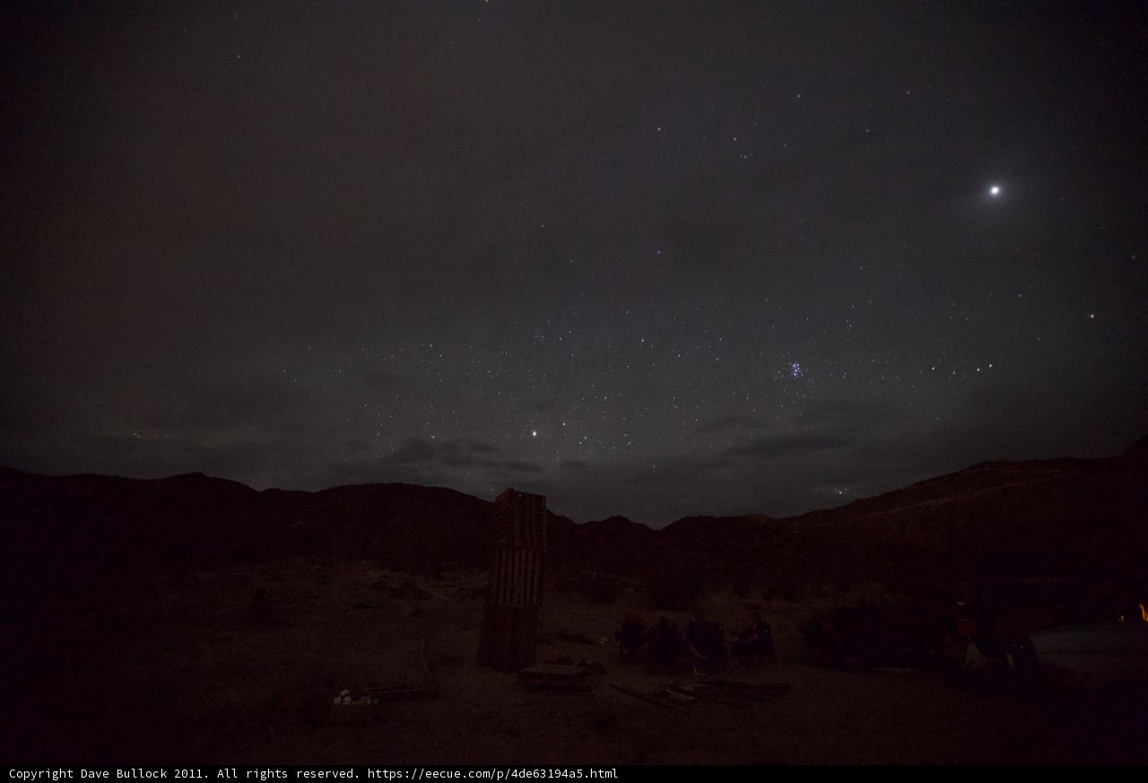 Starry Night Over the Desert