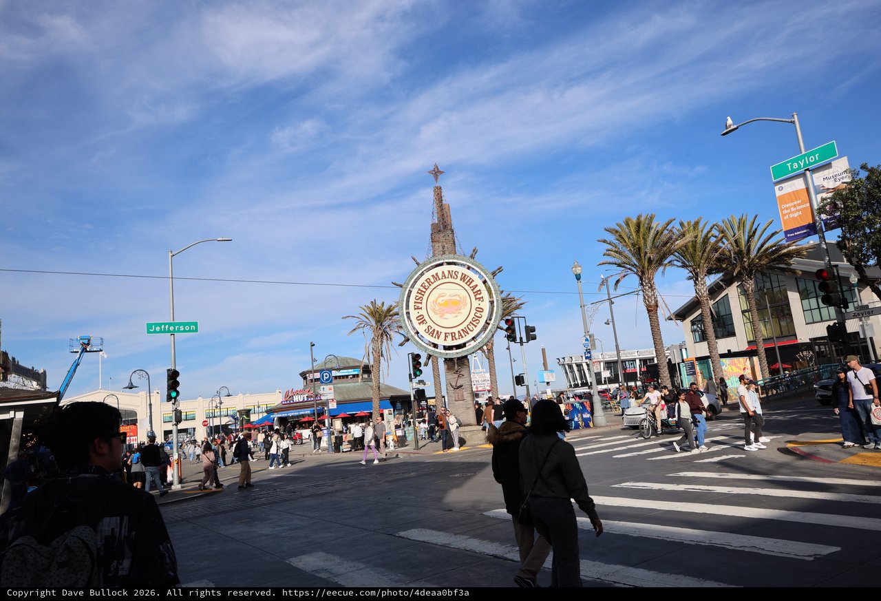 Bustling Evening at Fisherman's Wharf, San Francisco