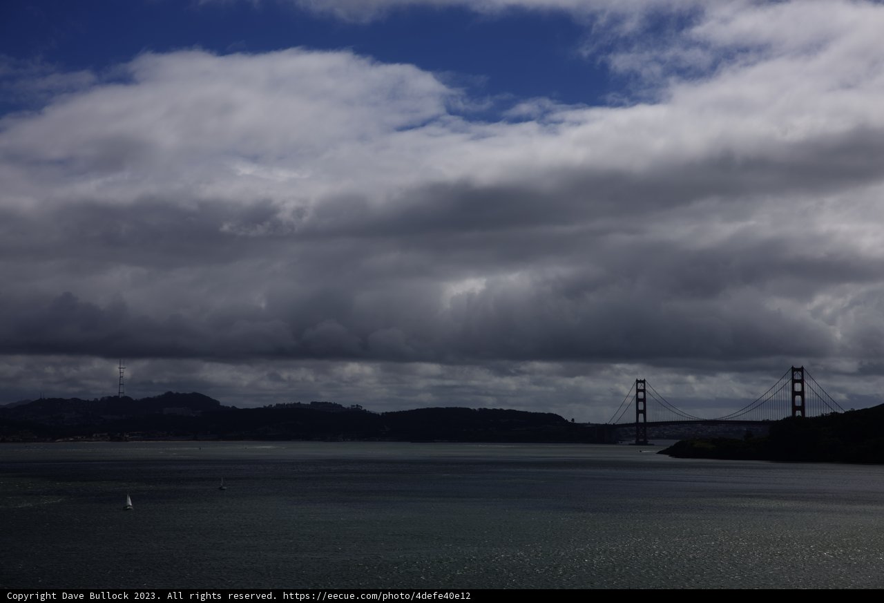 Majestic Golden Gate Bridge: A View from Tiburon