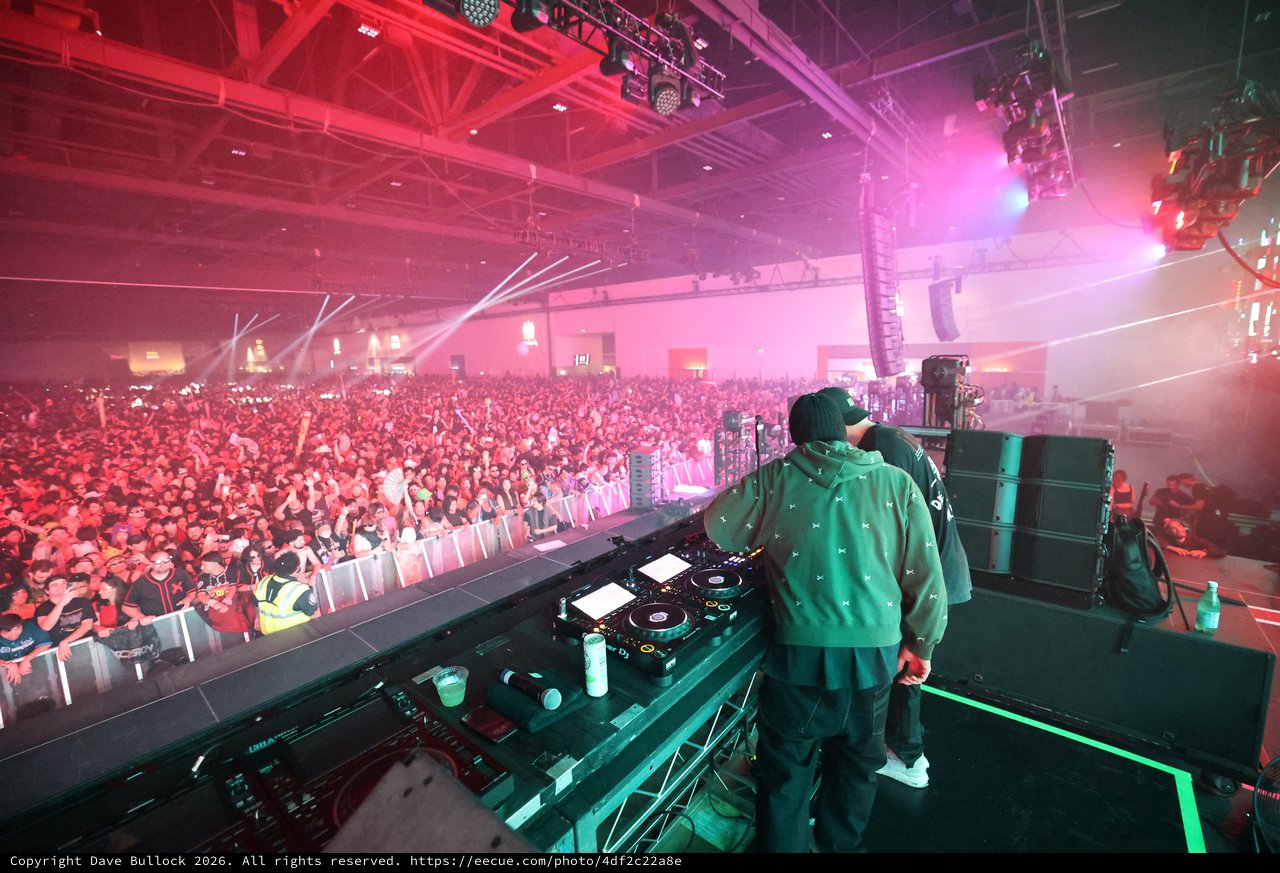 DJ Performs for Massive Crowd at Wobbleland Festival