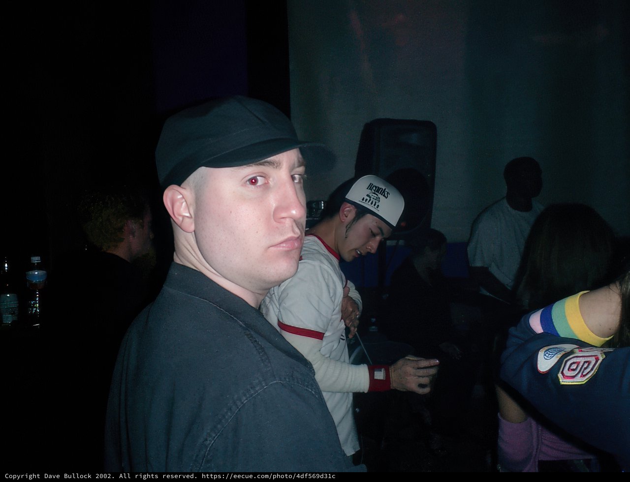 Eric W Sporting Two Hats at the Pub