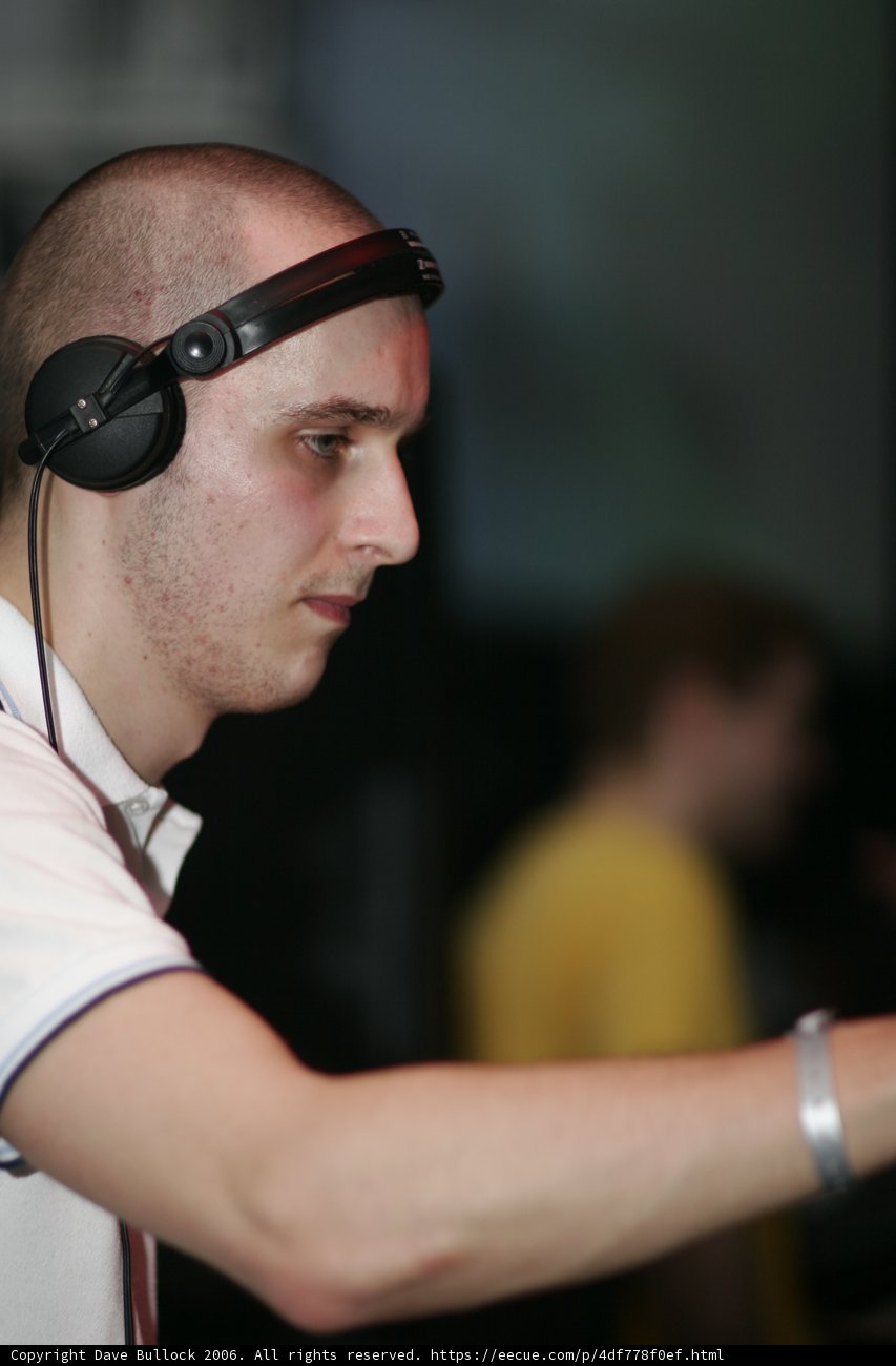 White Shirt Audio Engineer