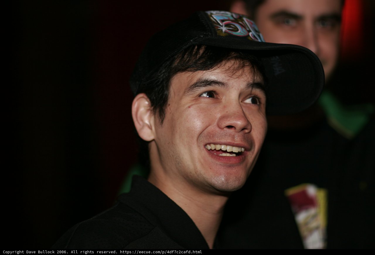 Smiling Bruce K in Baseball Cap