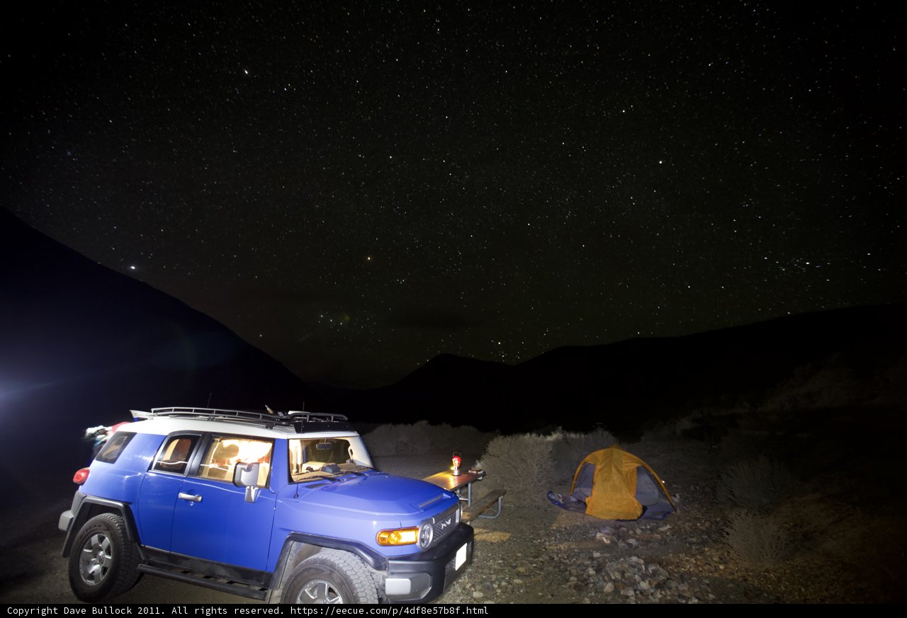 Night Adventure with the Blue Jeep