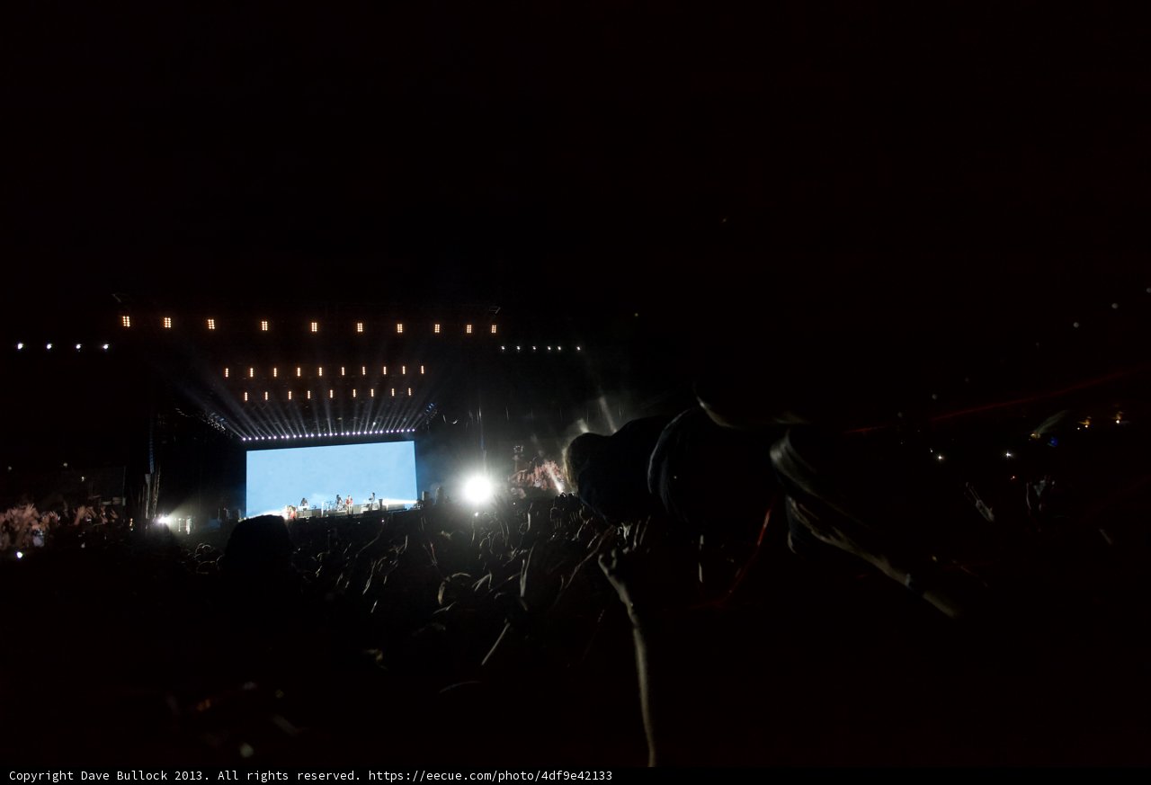Cinematic Concert Crowd