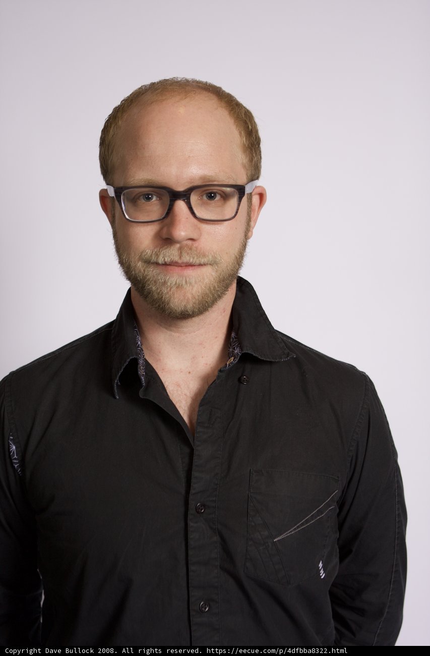 Black Shirt and Glasses