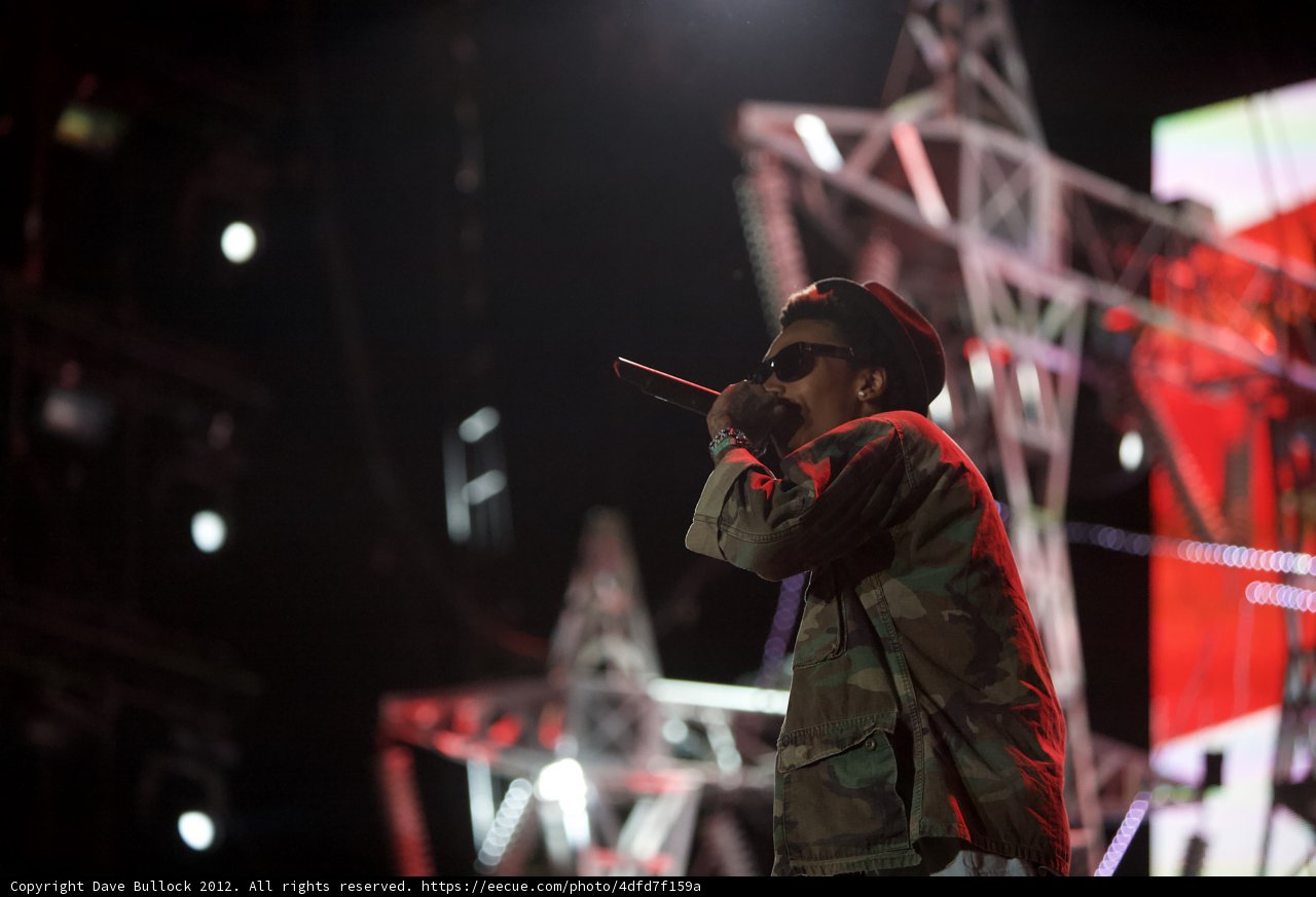 Camouflaged Entertainer Takes the Stage