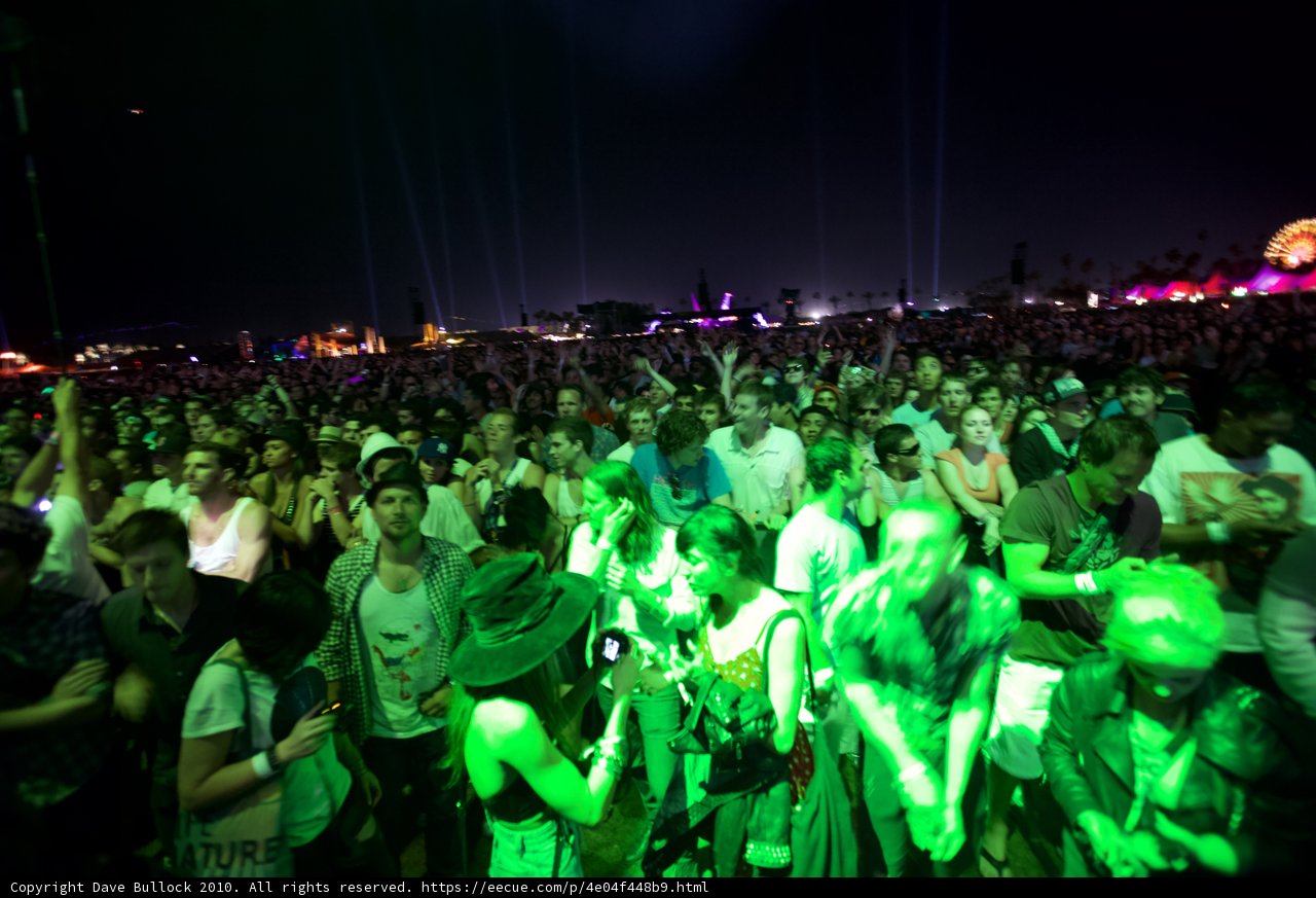 Green-Lit Revelry at Coachella