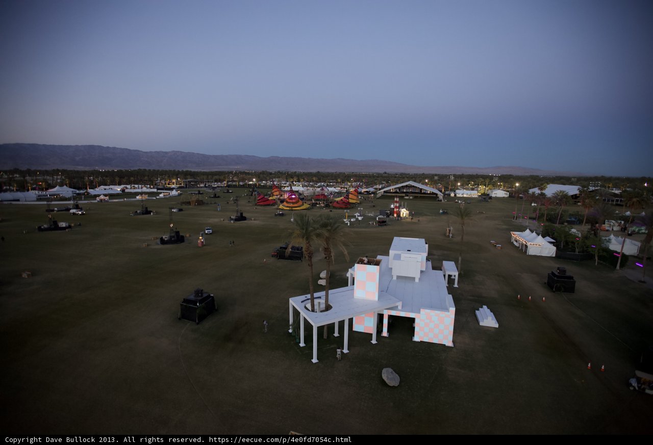 The White Tent at Coachella