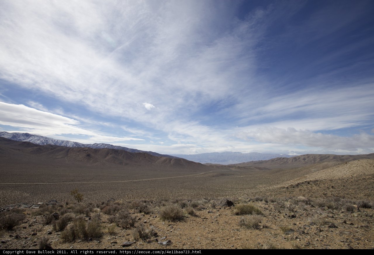 Desert Scenery from Hilltop