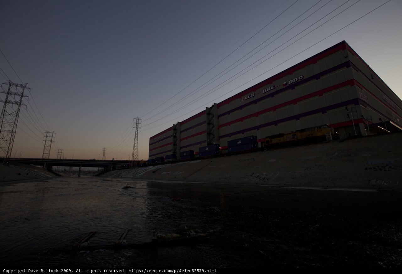 Towering Building by the LA River