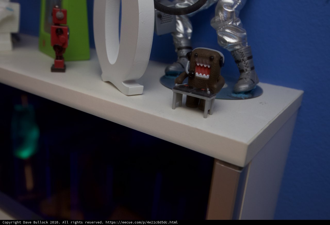 Robotic Figurine on a Shelf