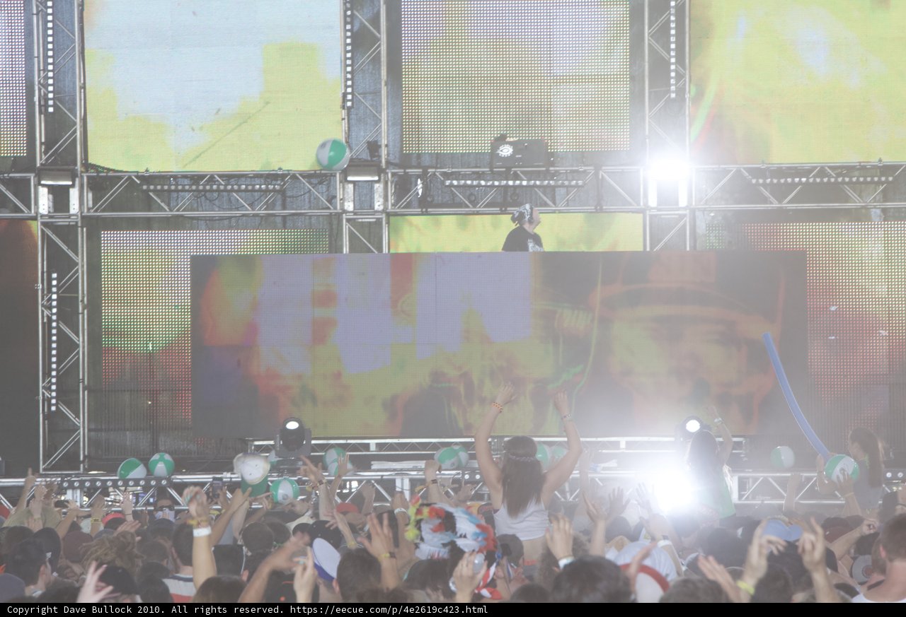 Jam-packed Crowd Rockin' Out at Coachella Concert