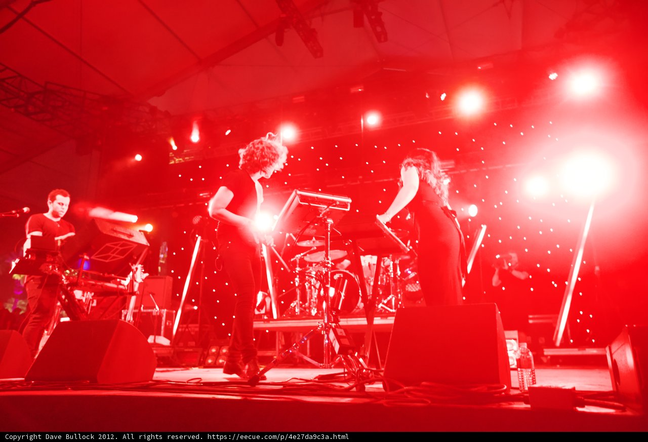 Rocking Out Under the Red Lights