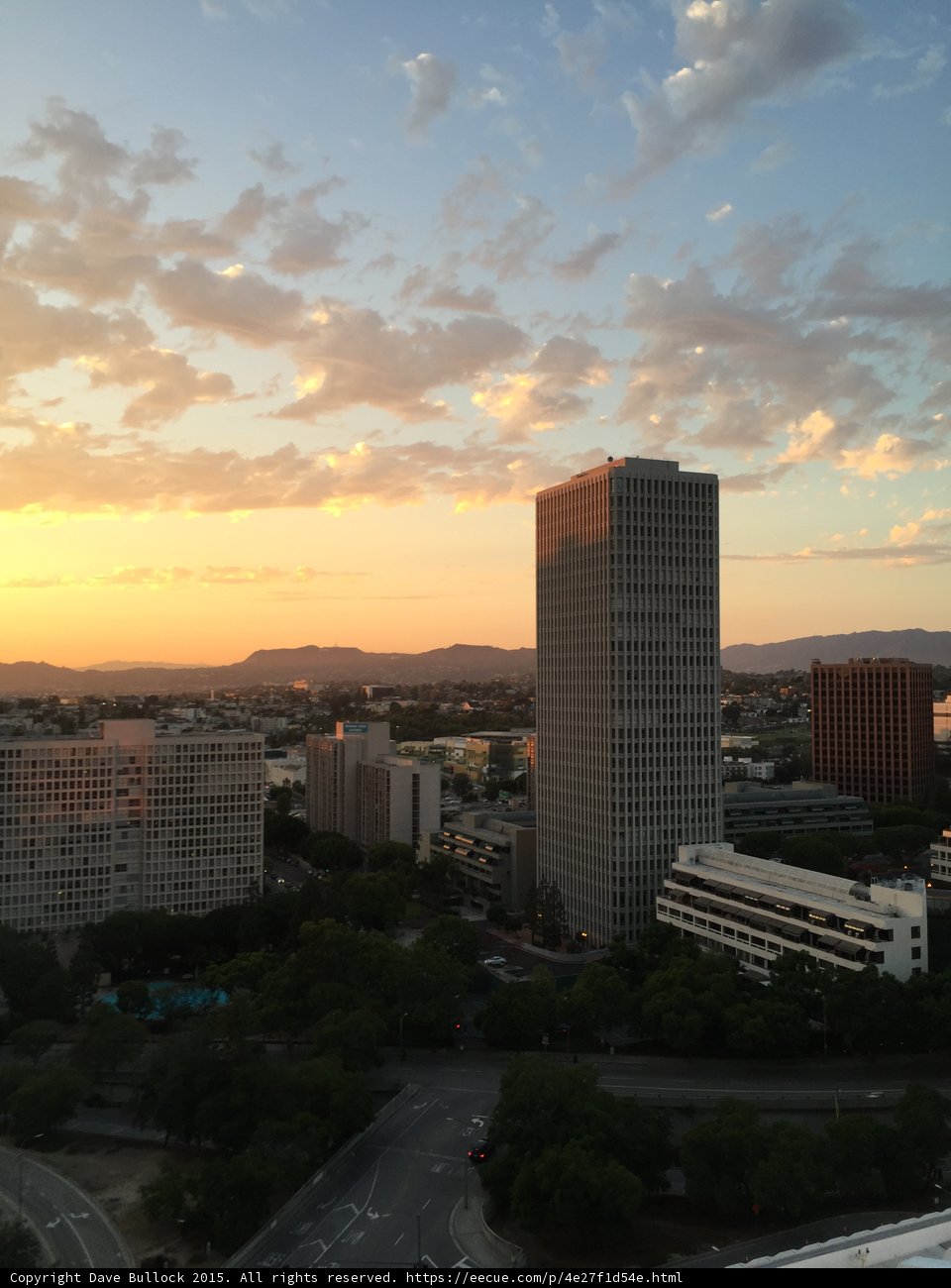 Sunset over the Metropolis