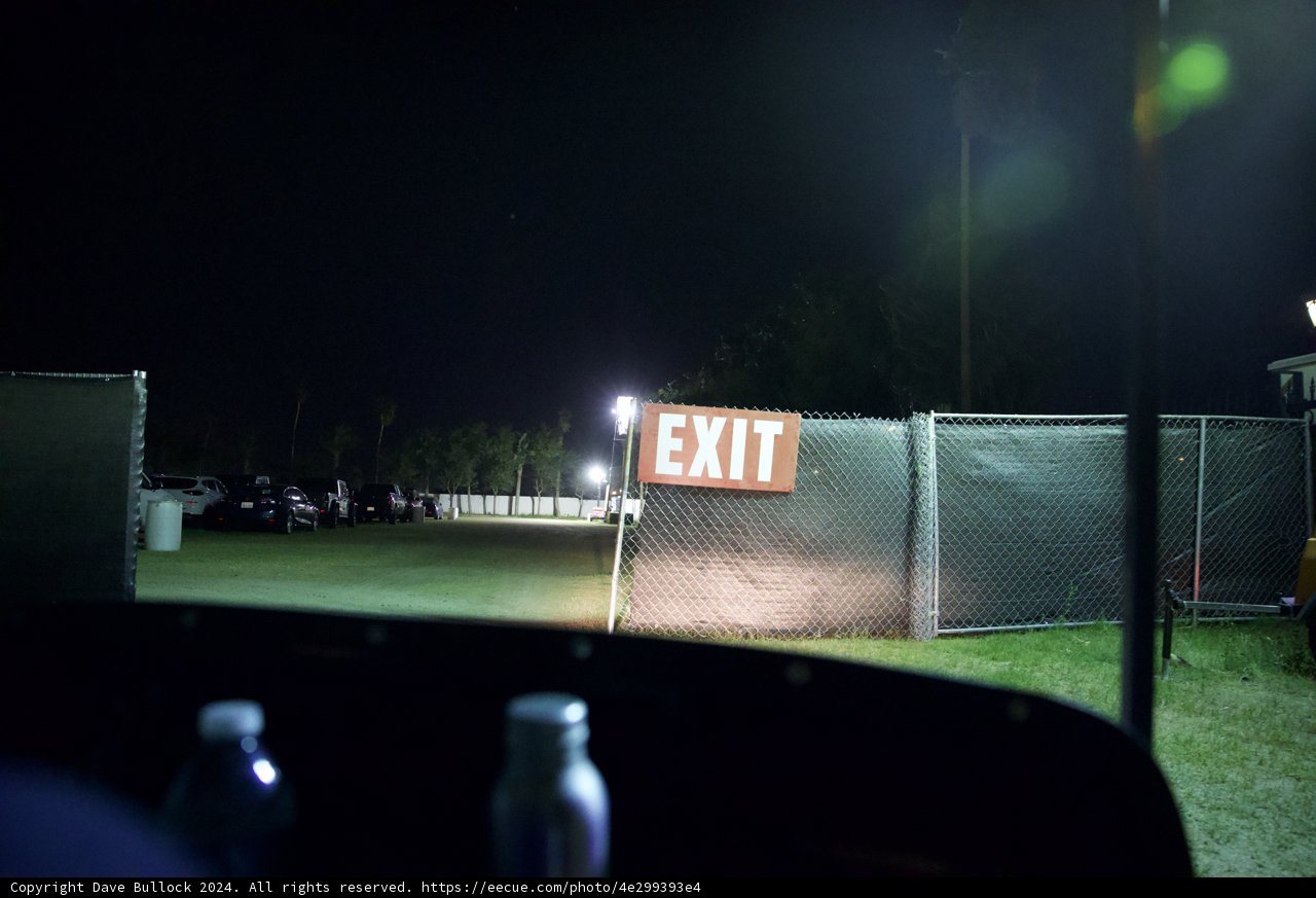 Nighttime Departure: Coachella 2024