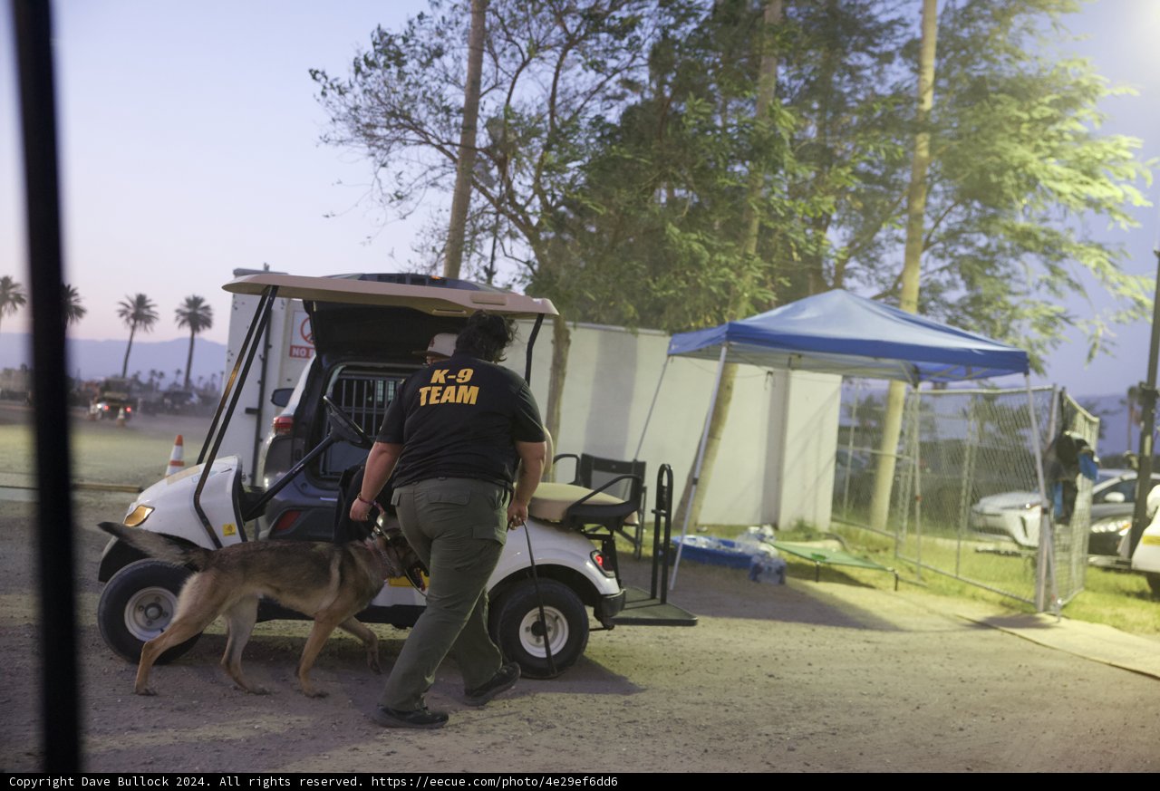 Evening Patrol: K-9 Unit at Coachella 2024