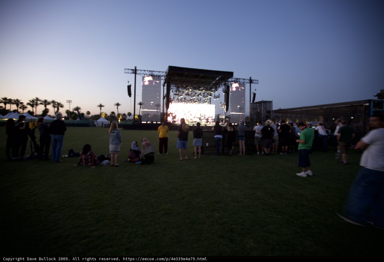 Sunset Concert Crowd