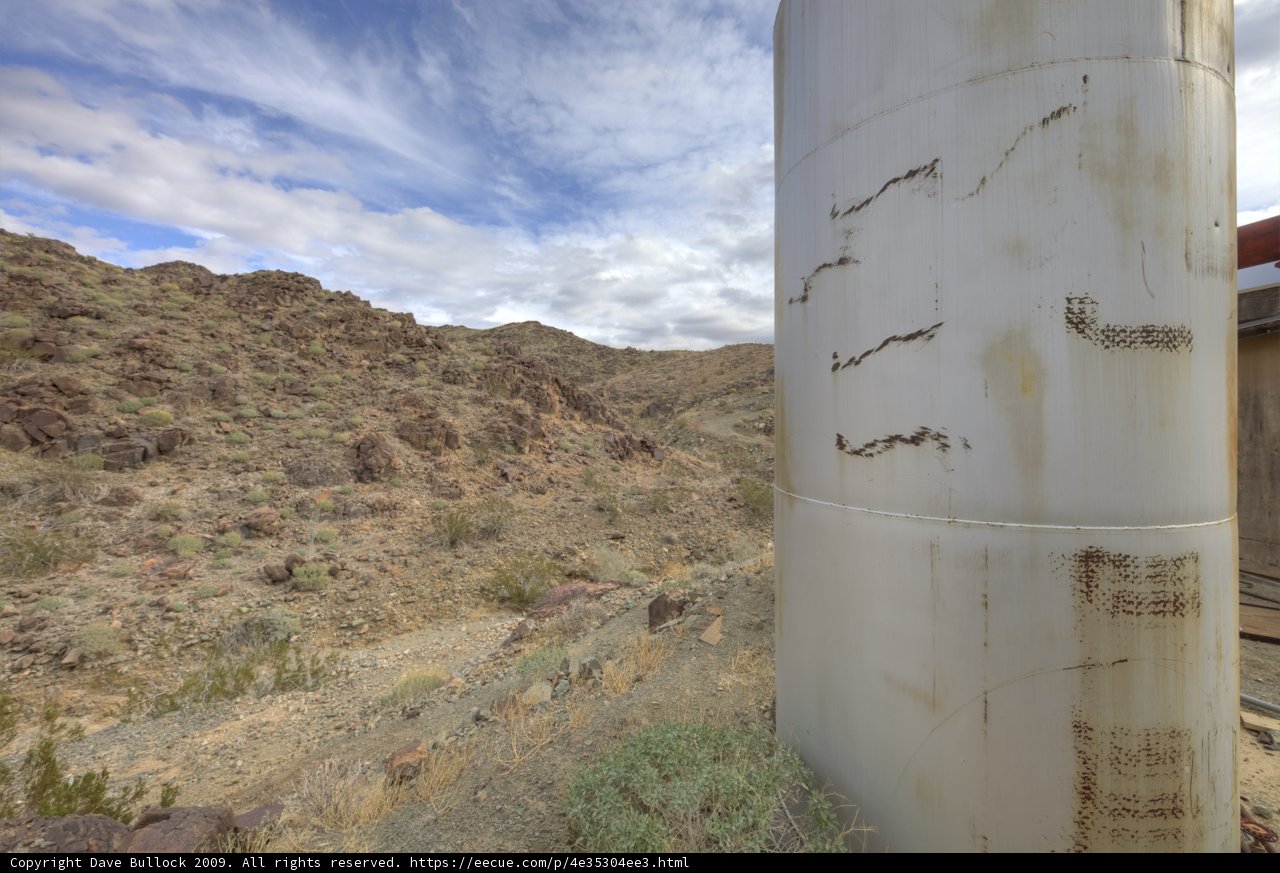 Graffiti Art on a Desert Pipe