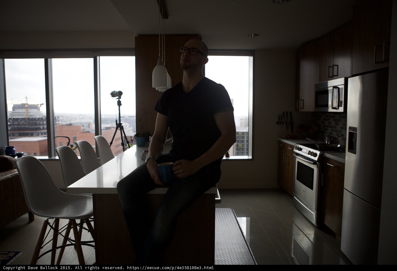 Contemplative Coffee Moment